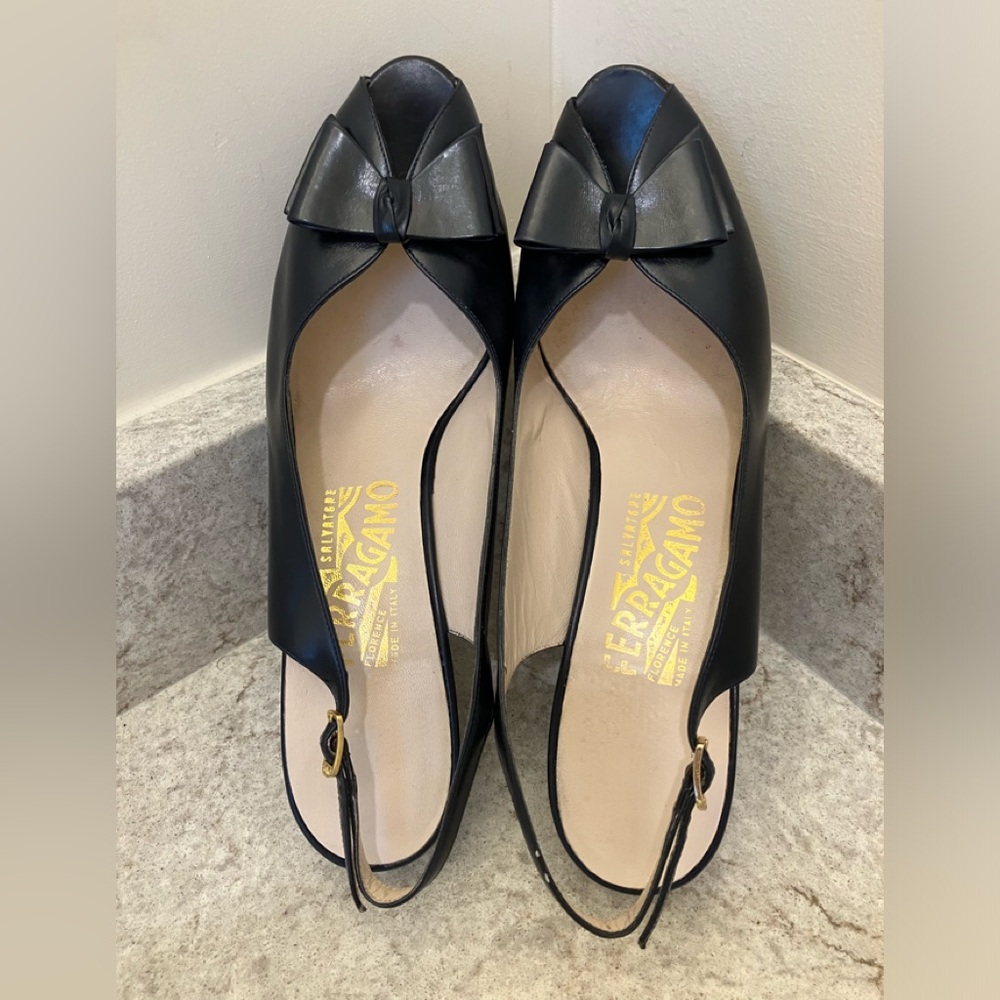 Vintage Salvatore Ferragamo Leather Shoes